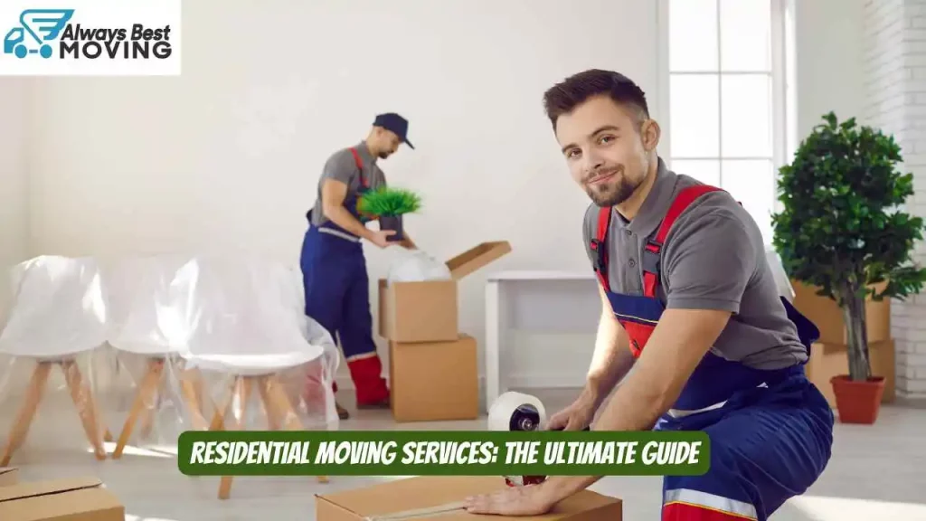 Residential moving services